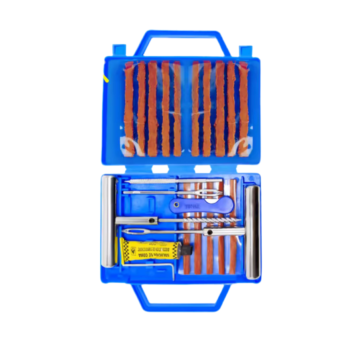 Kit de Réparation de Pneus Universel – Outils d’Urgence pour Voiture & Moto