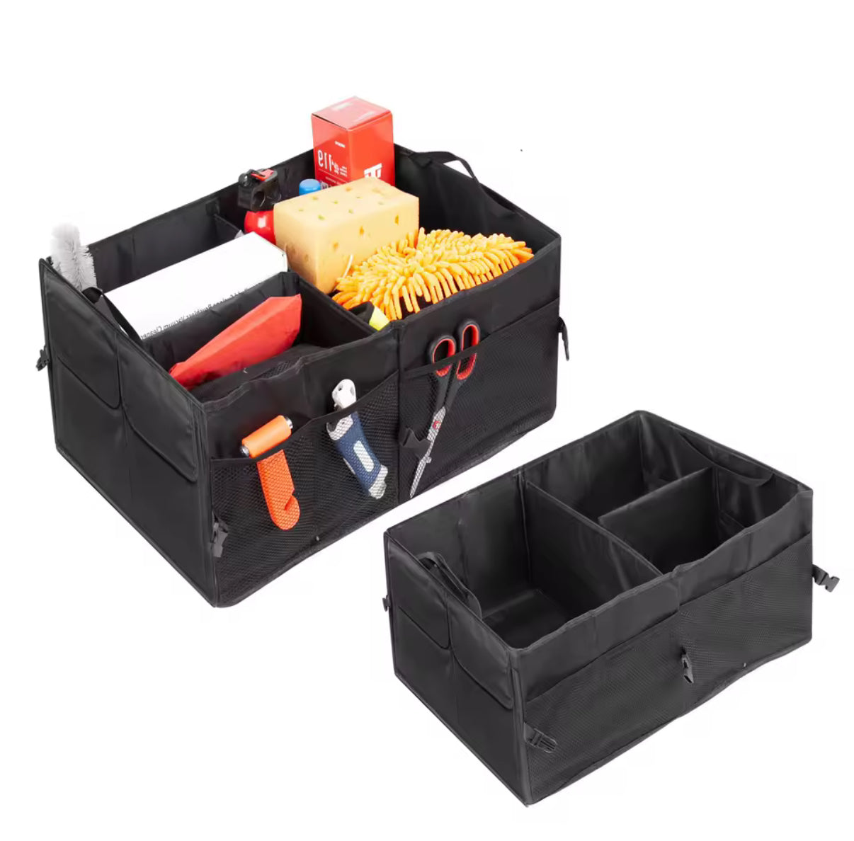 Boîte de Rangement pour Coffre – Tissu Léger et Résistant