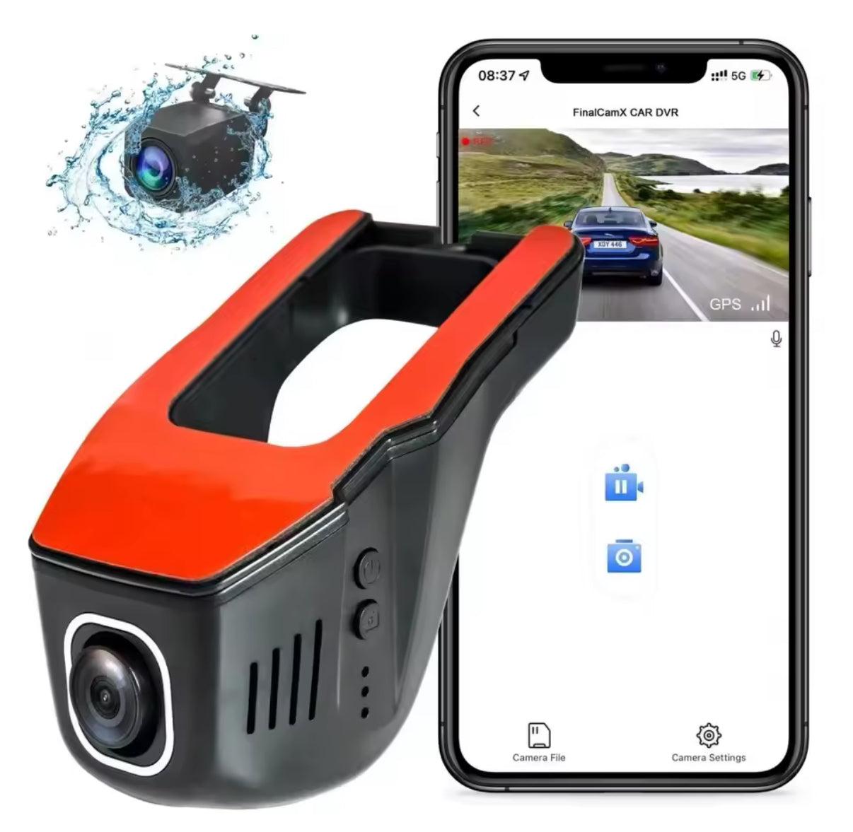 DVR DashCam Pro 4K Dual WiFi